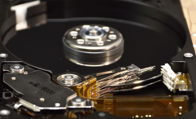 Image of a hard disk