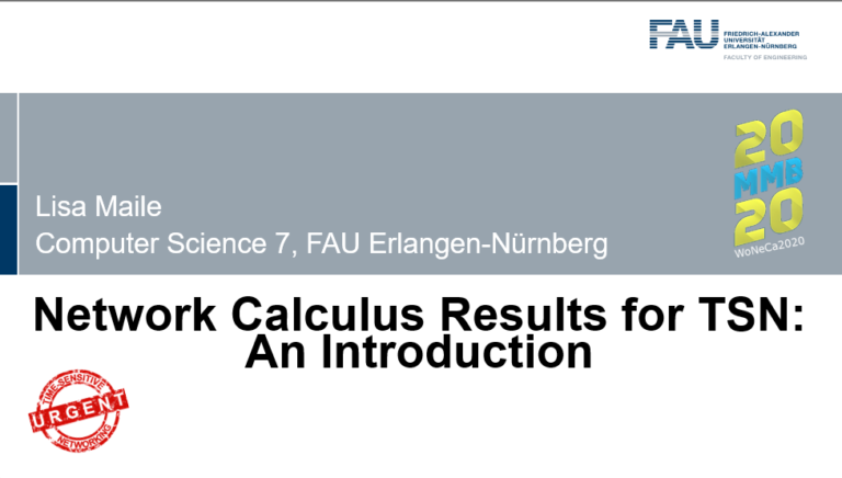 Präsentation der aktuellen Forschung auf dem WoNeCa2020