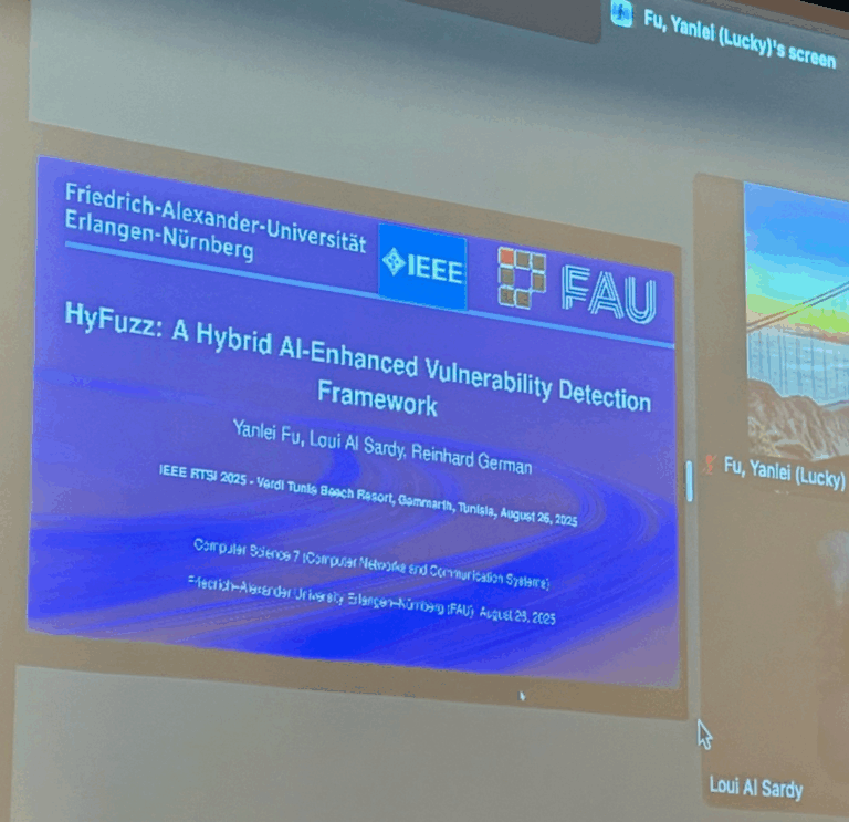 Konferenzpräsentation auf der IEEE RTSI 2025