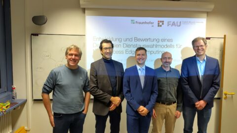 Gruppenbild im Rahmen der Promotion von M. Frei